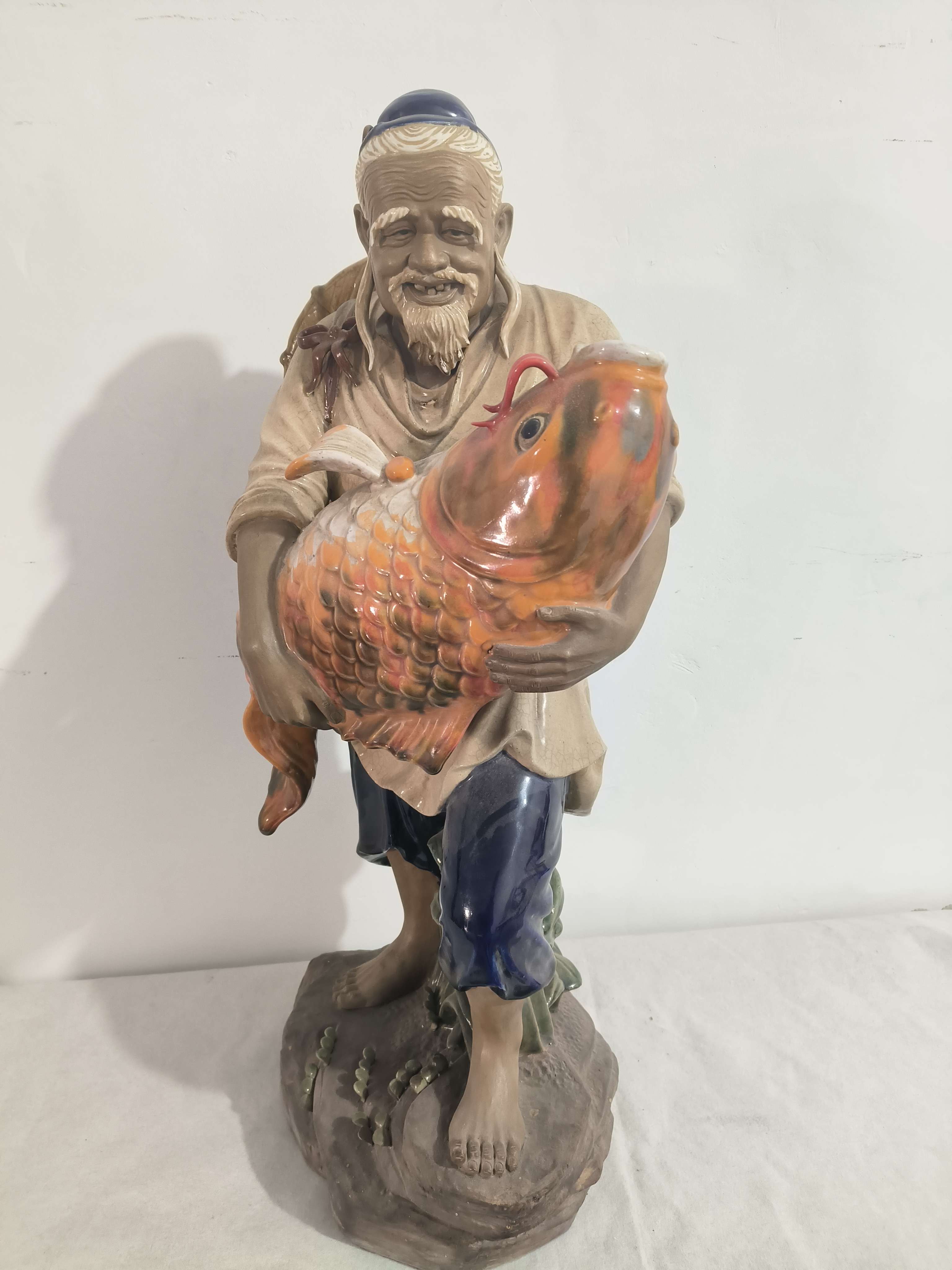 石湾瓷，大摆件，喜获大利