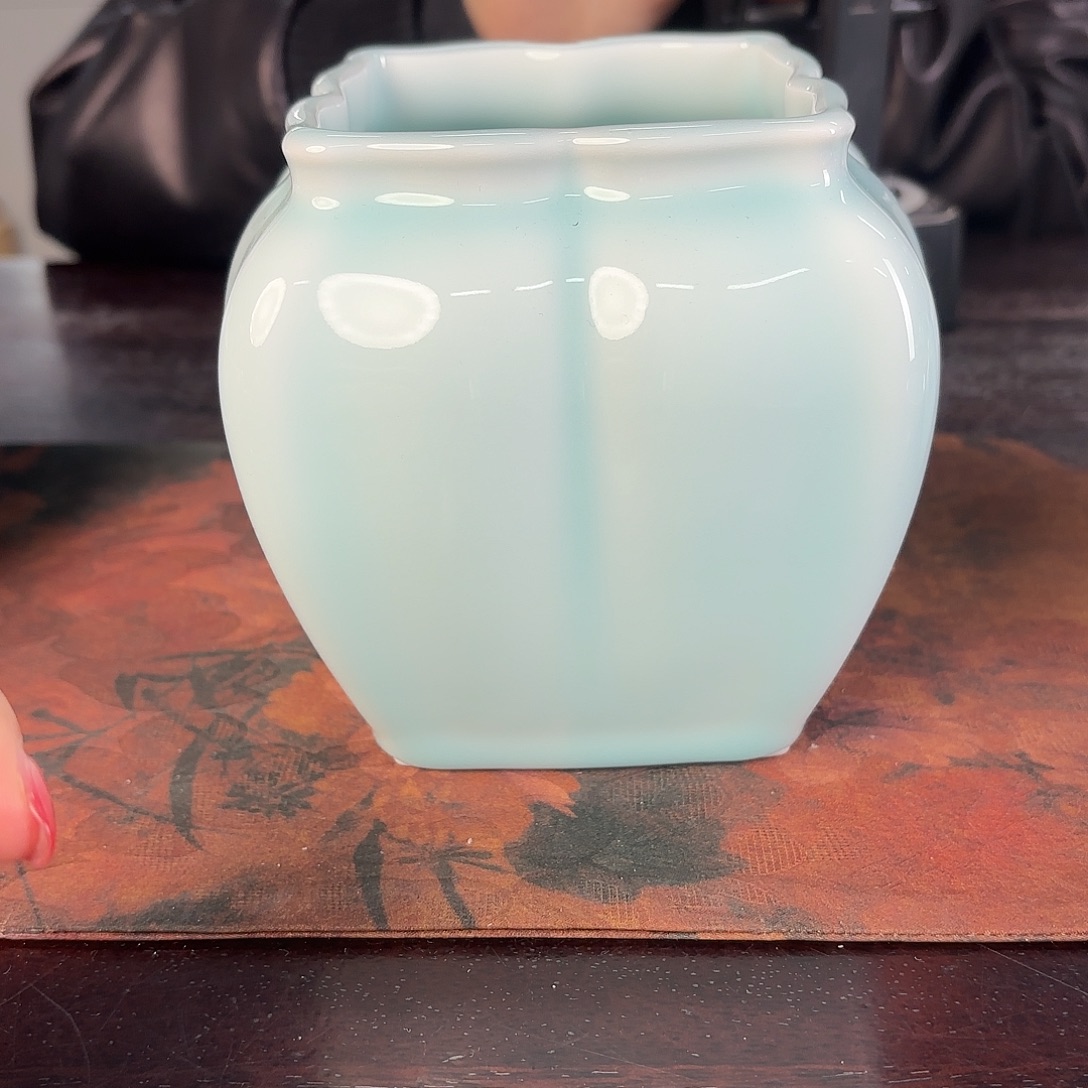 龙泉云间青瓷小米茶器