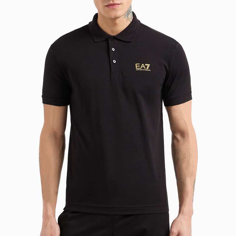 EA7 Emporio Armani男士夏季透气简约商务短袖POLO衫8NPF14PJVQZ
