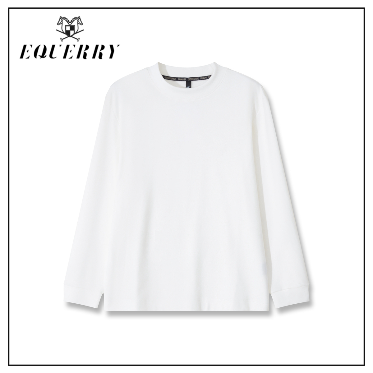 【康sir专享】棉+莫代尔混纺男装经典圆领纯色净版休闲卫衣-W205