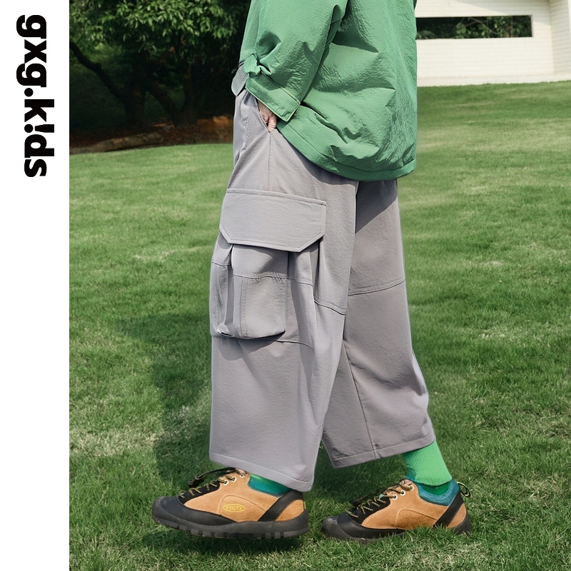 gxg kids裤子休闲裤春夏长裤男夏季女休闲风工装KGD30234303