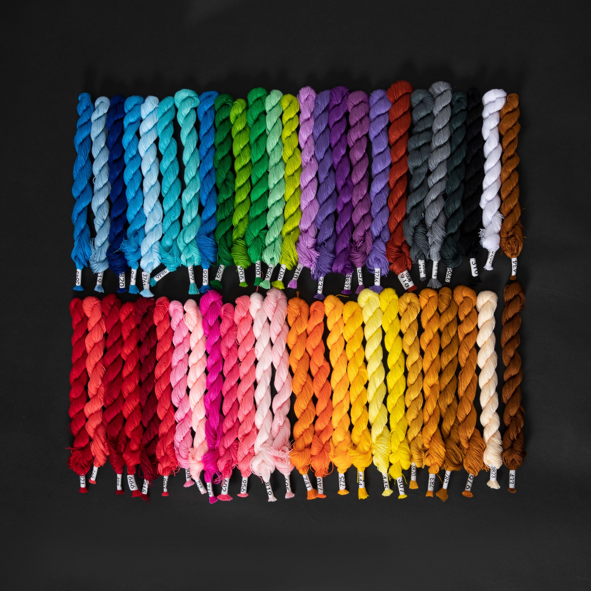 【麻花线】十字绣鞋垫专用绣线100根多色可选