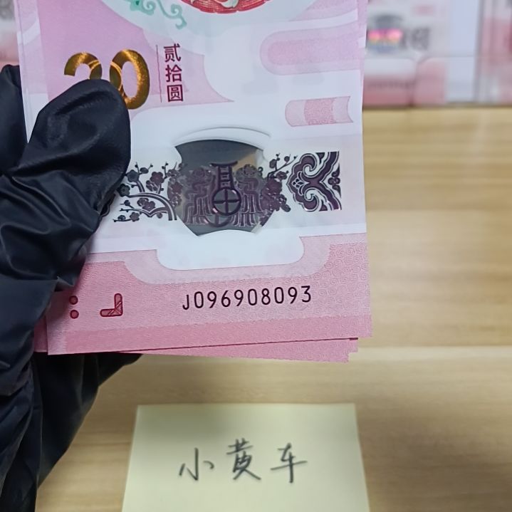 塑料蛇钞号码如图所示096908093