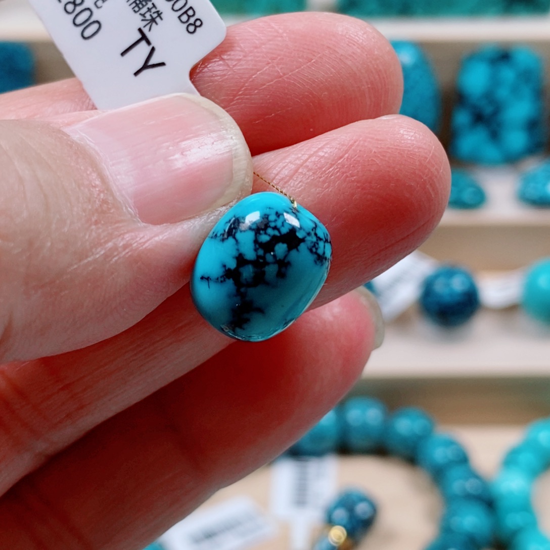 未镶嵌绿松石绿松石十*点