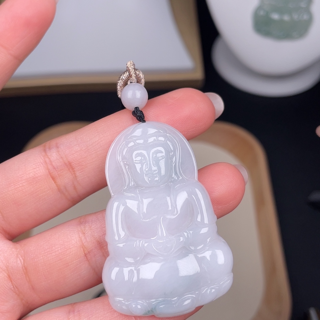 翡翠未镶嵌颈饰za008-3