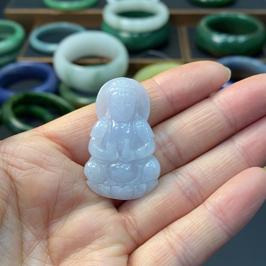 翡翠未镶嵌颈饰吊坠