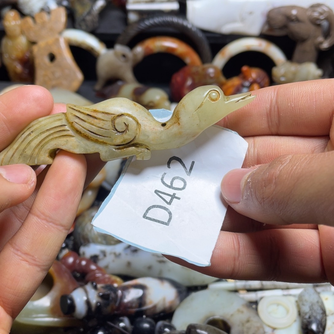 和田玉（糖玉）挂件未镶嵌