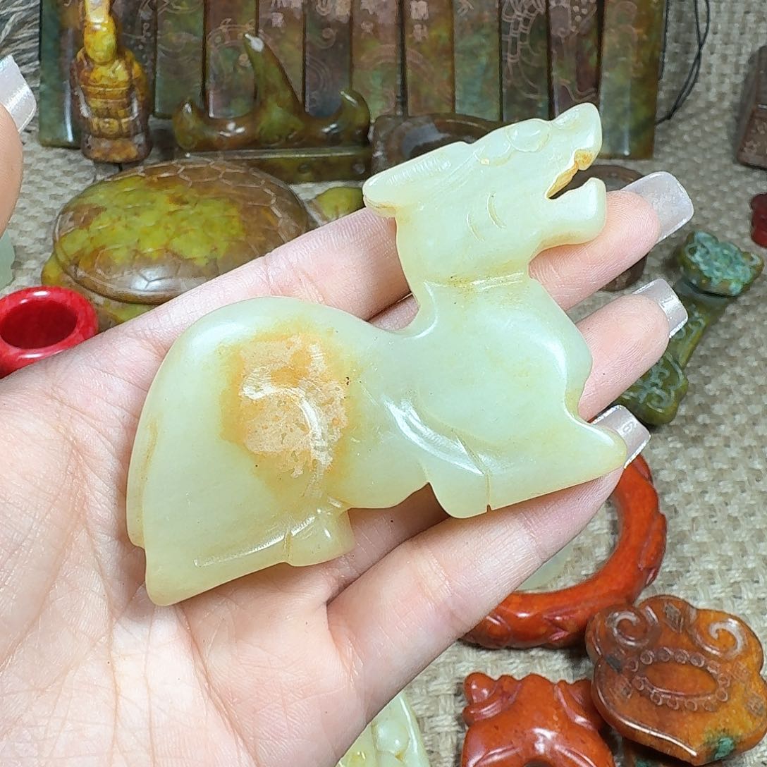 白玉菩提吊坠挂件