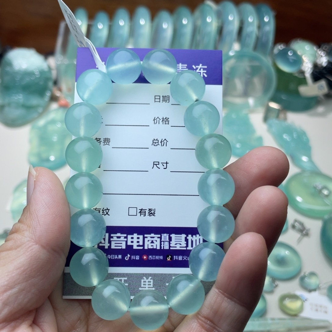 蛇纹石玉手链未镶嵌