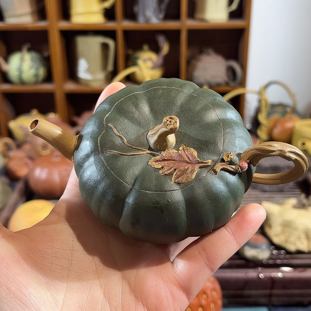 稀***紫紫砂茶宠南瓜紫砂壶