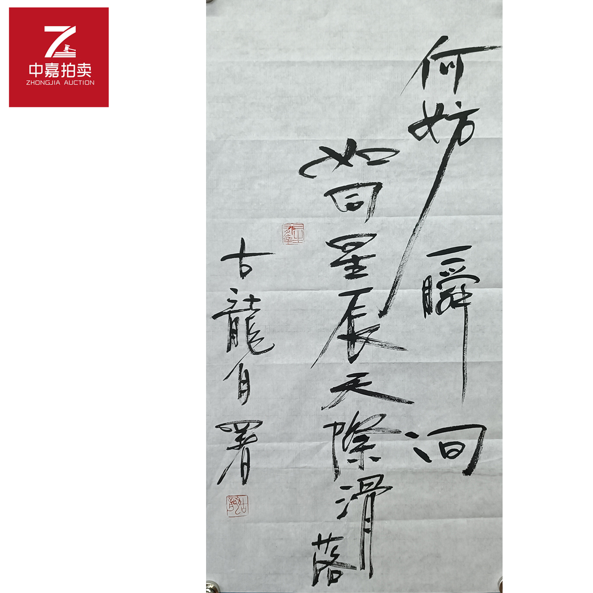古龙书法软片何妨35x69