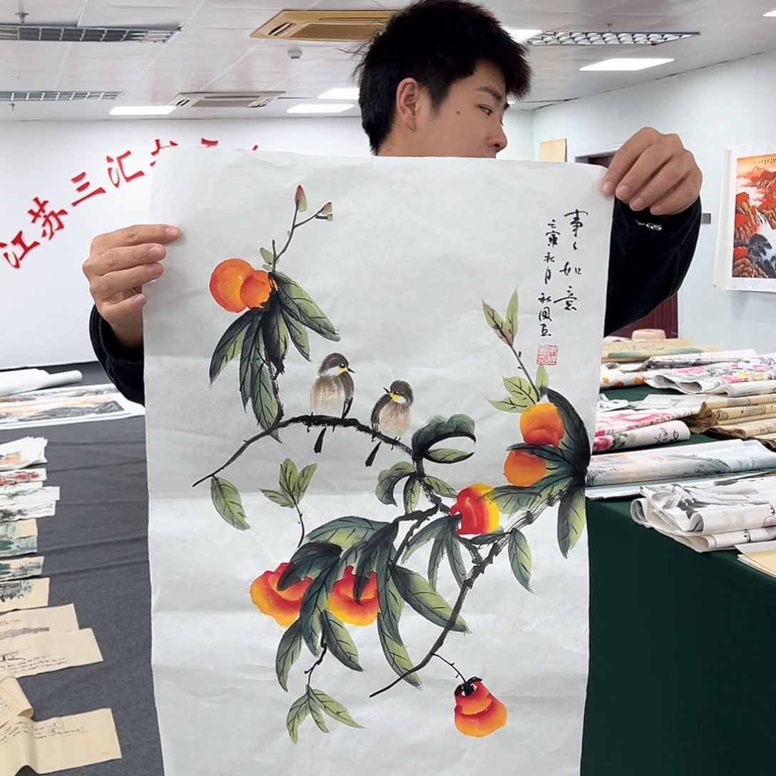 国画宣纸国画纯手绘作品