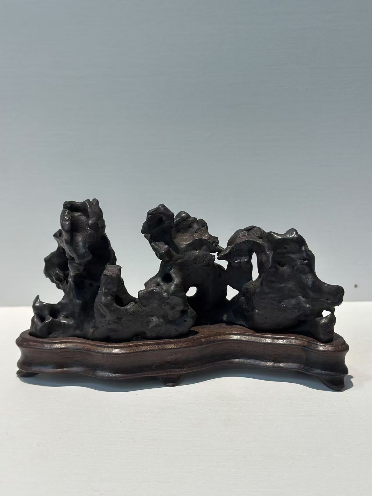 太湖水石 茶台摆件