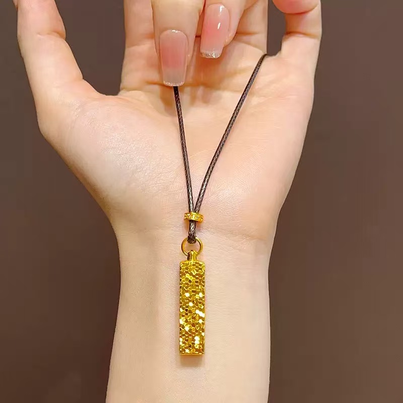 合金吊坠 [中阿]迪拜锡金碎碎冰四方来财K