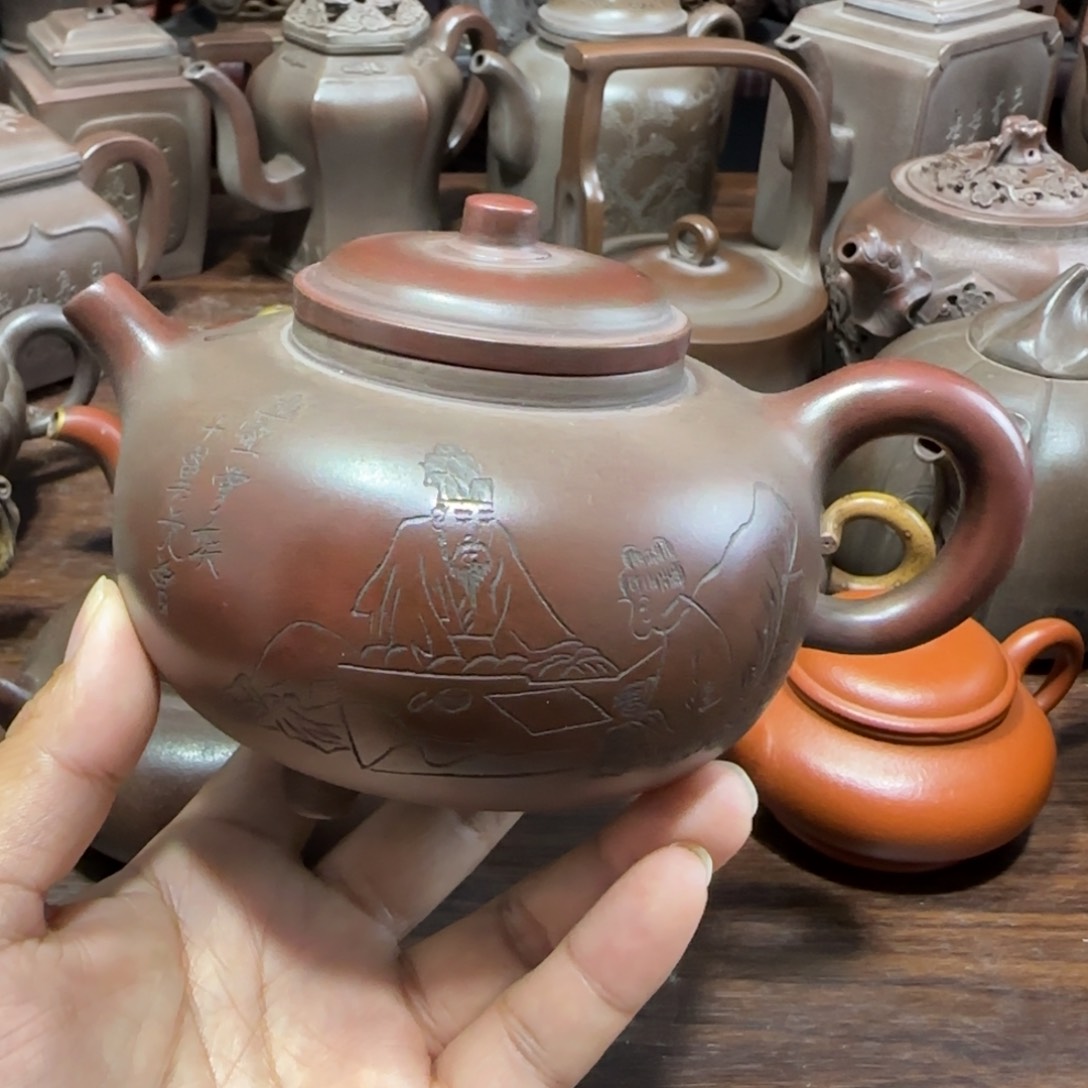 紫砂茶壶蹲*紫砂茶具