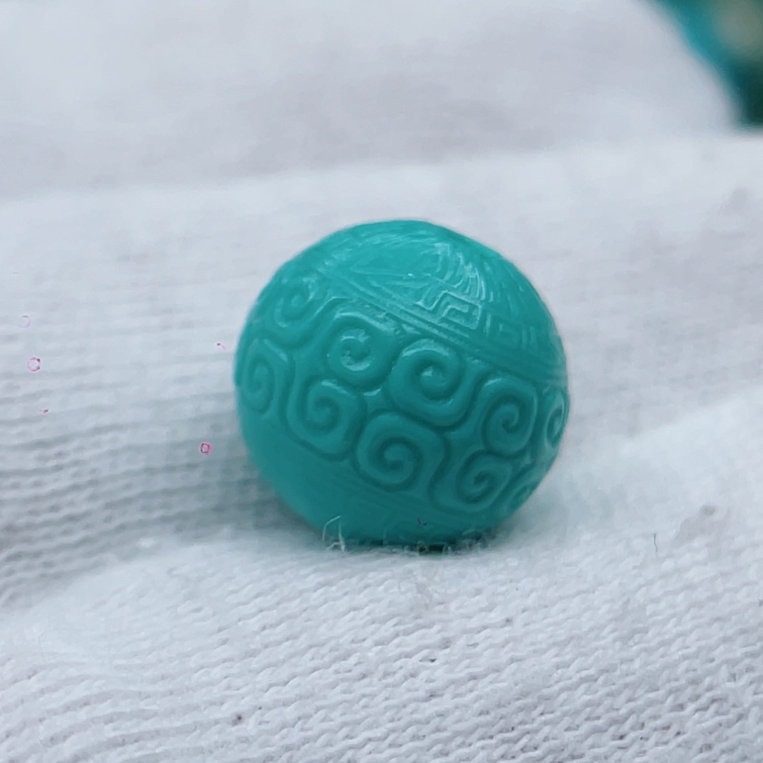 绿松石未镶嵌颈饰卡10.6