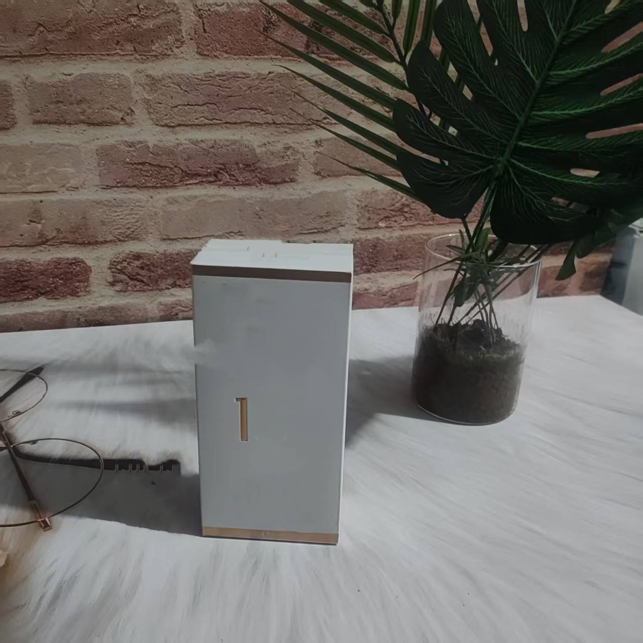 收纳盒白黄色装200ML