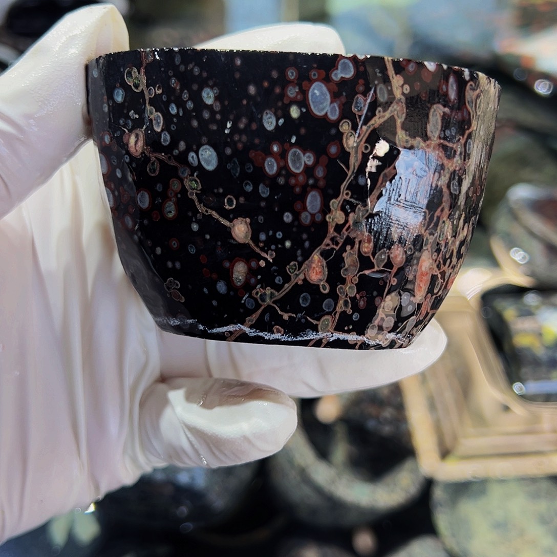 梅花玉鱼缸石茶周边微瑕不退不换