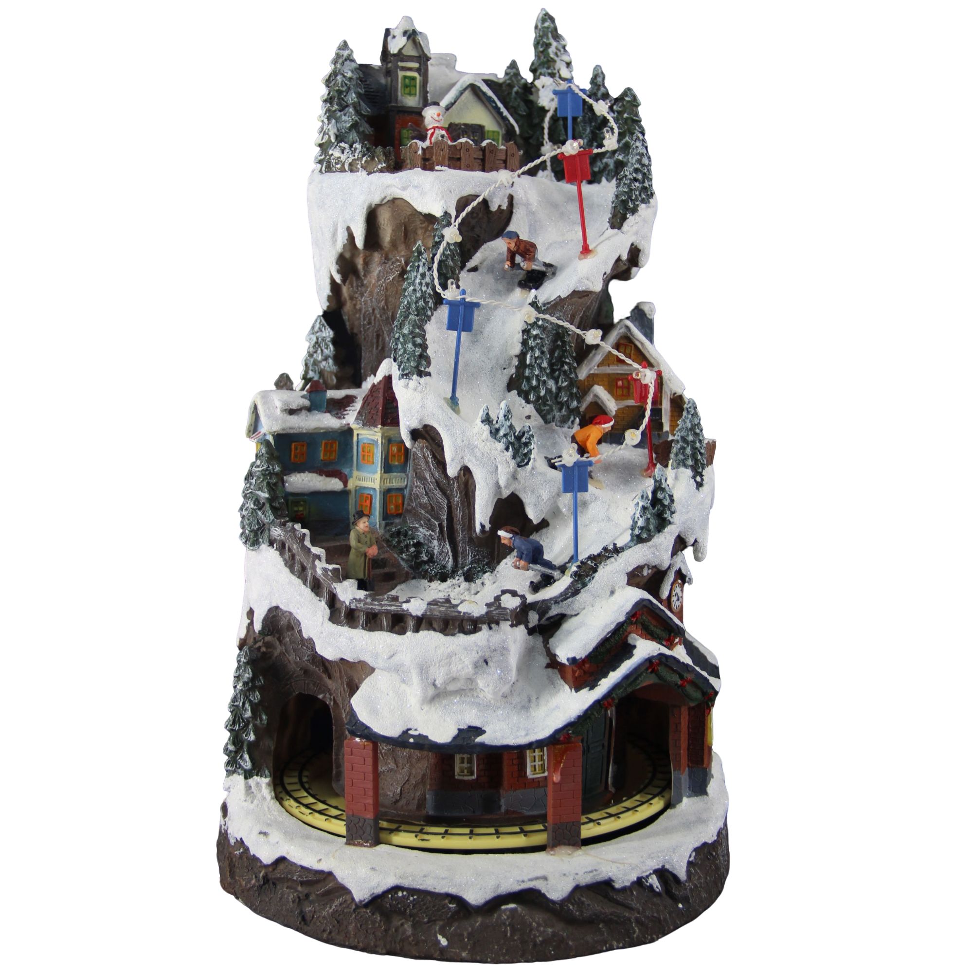 新款跨境双层山峰造型摆件---CM218