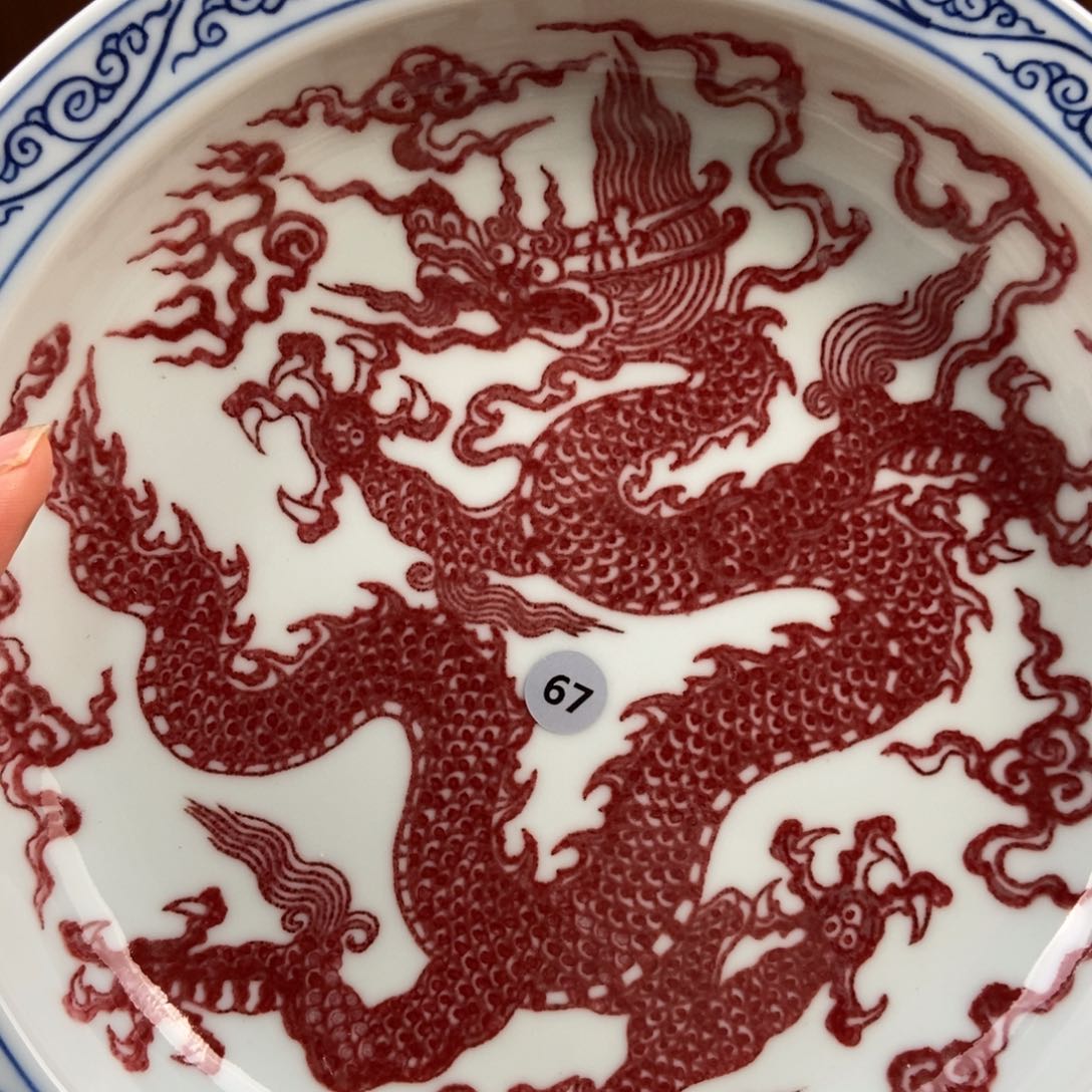 手绘现代茶具非古董