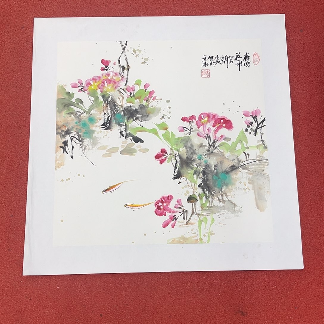国画手绘国画作品