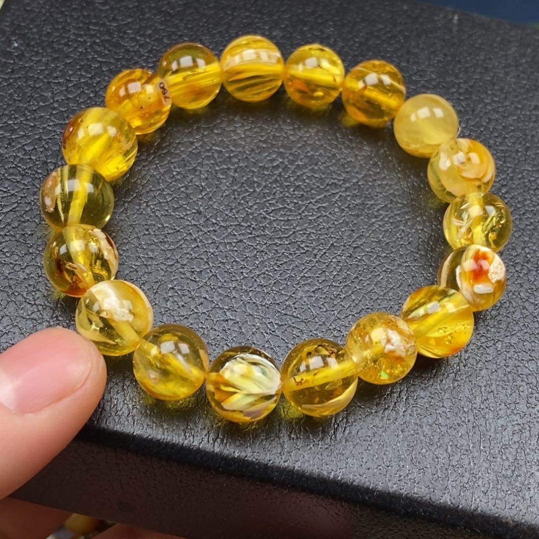 蜜蜡珠宝奇石22K金镶嵌