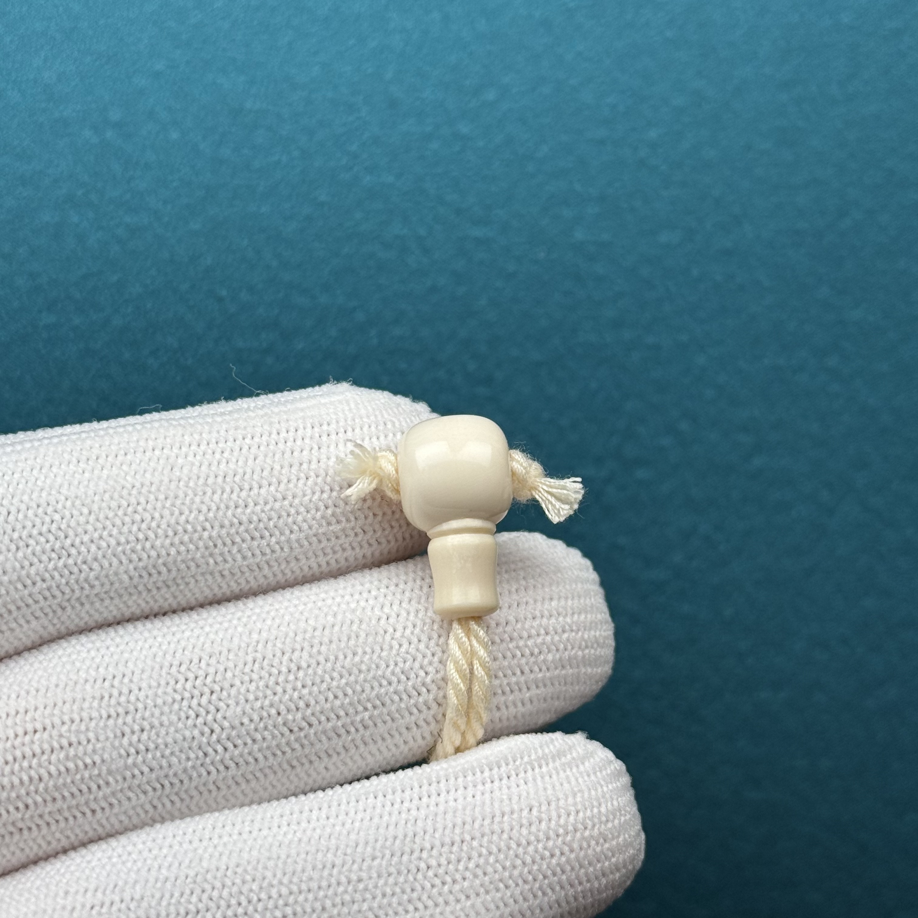 D63-09天然猛犸牙 藏式三通 9.5x17.8mm支持复检假一罚十