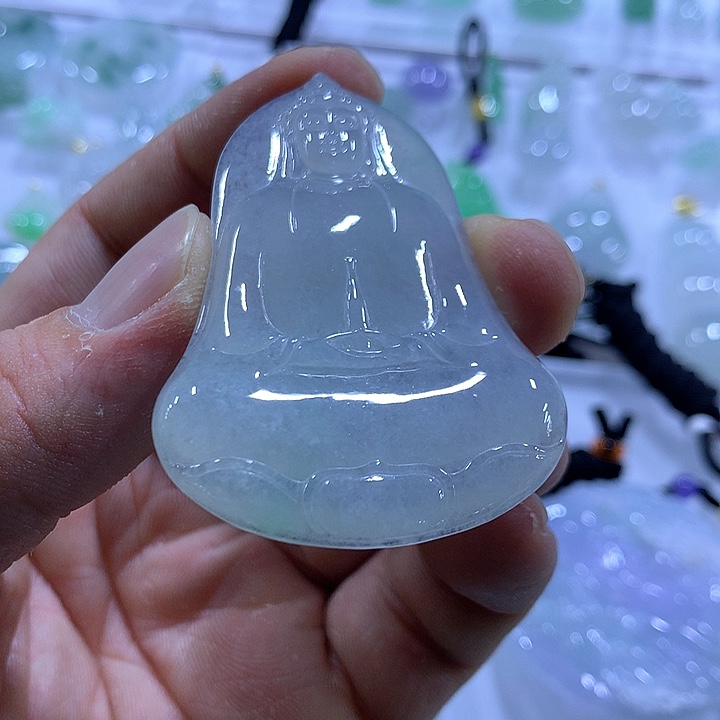 翡翠未镶嵌颈饰天然翡翠A货吊坠