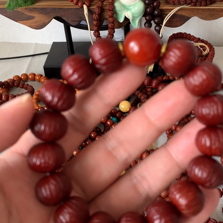 猴头核桃吊坠土豪手串5它