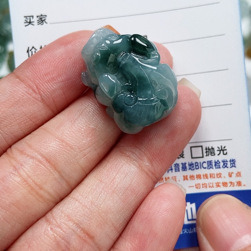 【闪购商品】翡翠颈饰未镶嵌貔貅