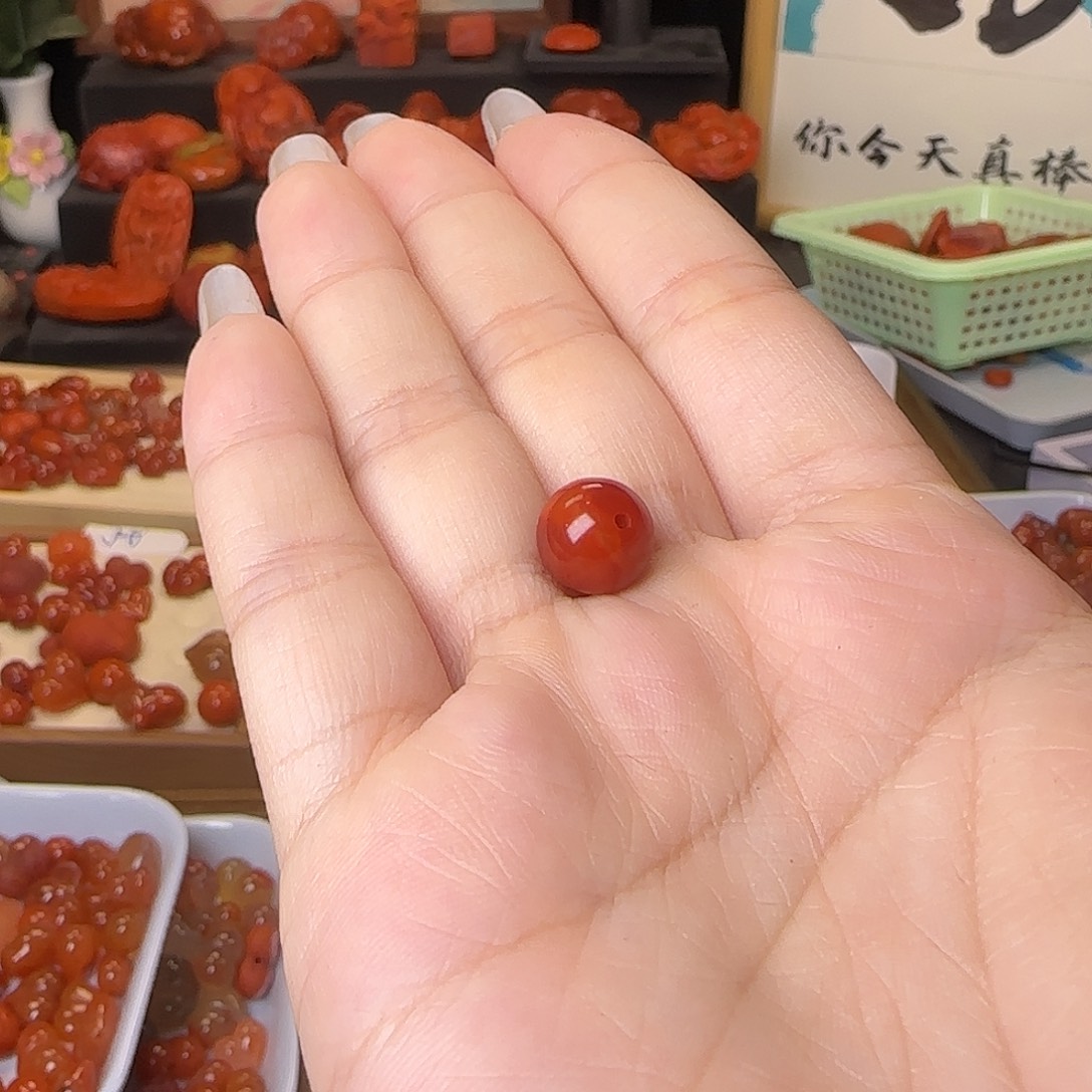 神***人南红玛瑙未镶嵌吊坠(不含链)
