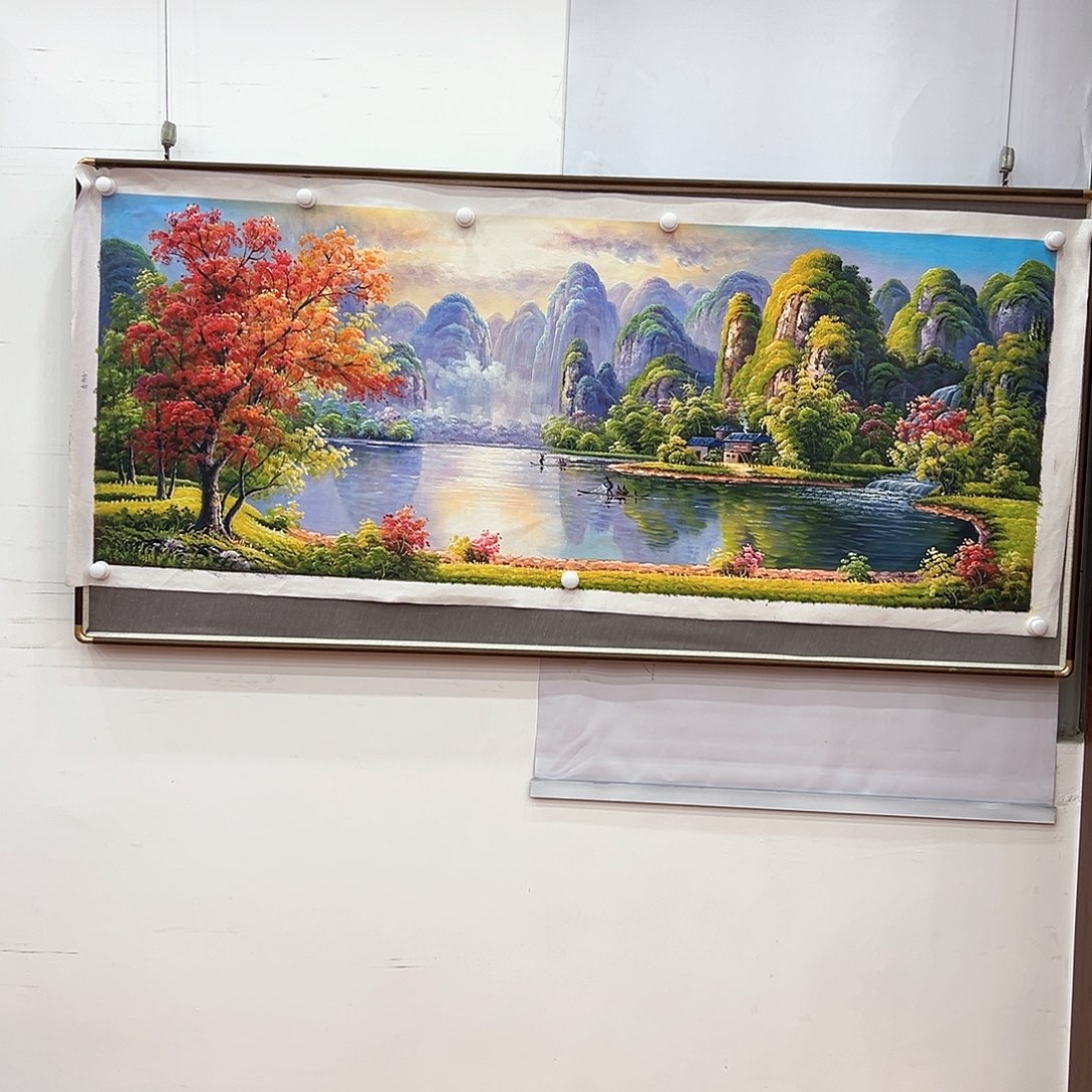 国画画家二郎老师油画原作