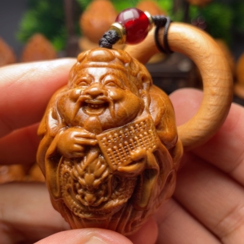 橄榄核手串/手链龙财单子竹环穿配4.0左右