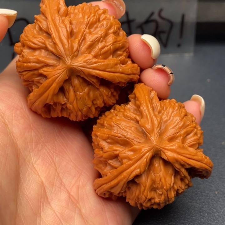 柿***子吊坠文玩核桃白狮子