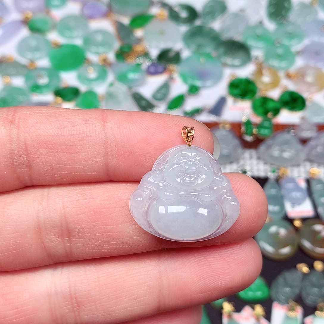 翡翠颈饰未镶嵌天然翡翠A货