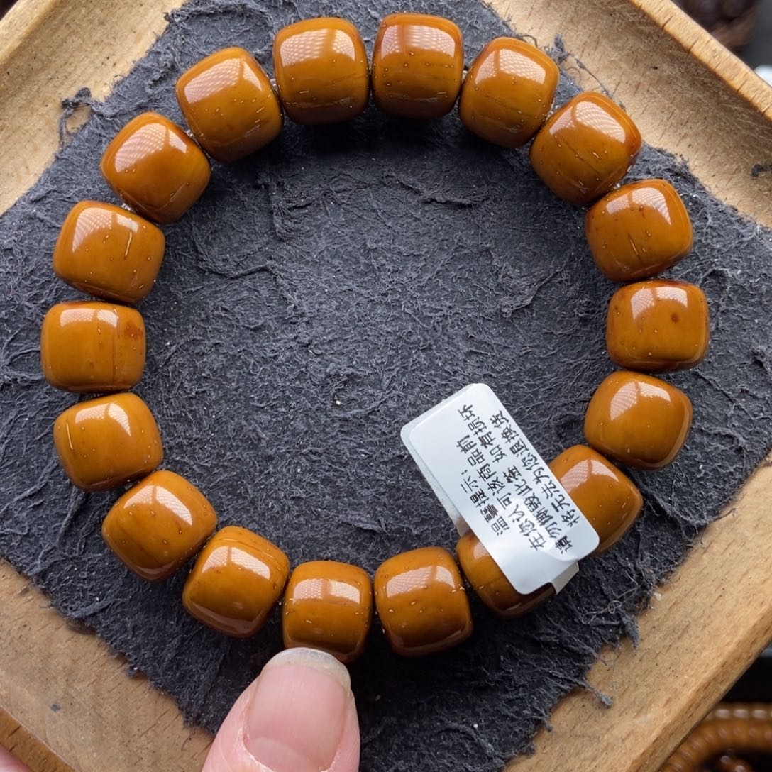 紫金鼠手串13mm近实心天花板黄金甲老型