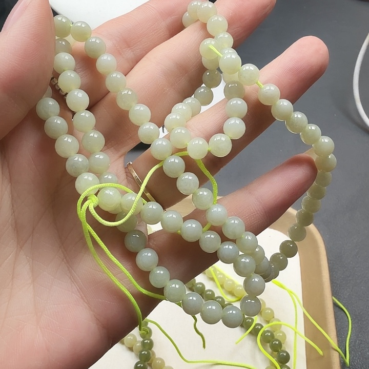 和田玉未镶嵌手链8