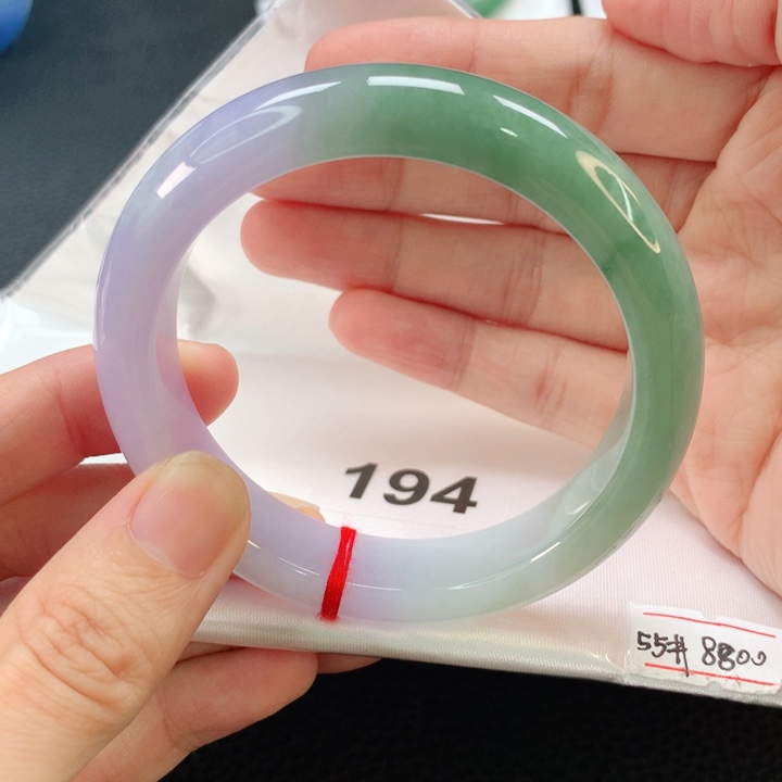 翡翠手镯未镶嵌缅甸55