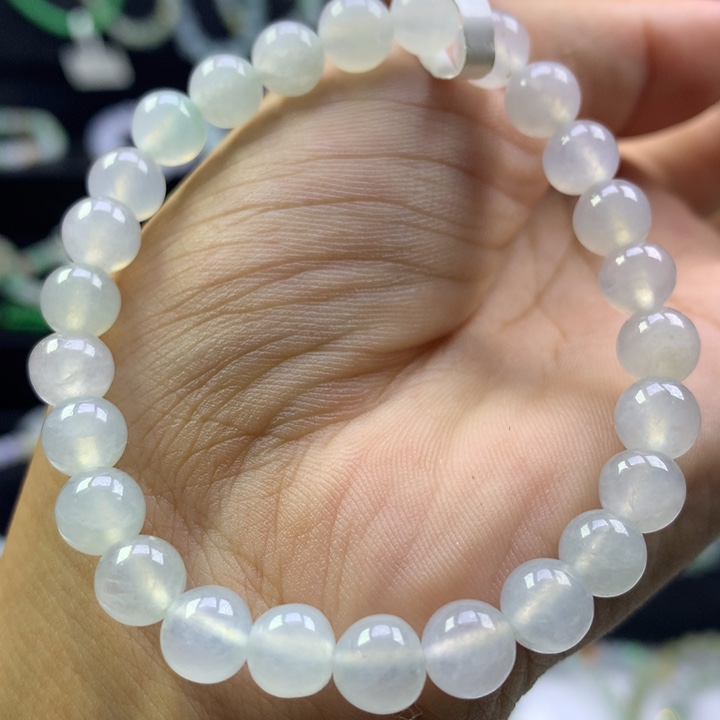 未镶嵌手串翡翠卡6.8