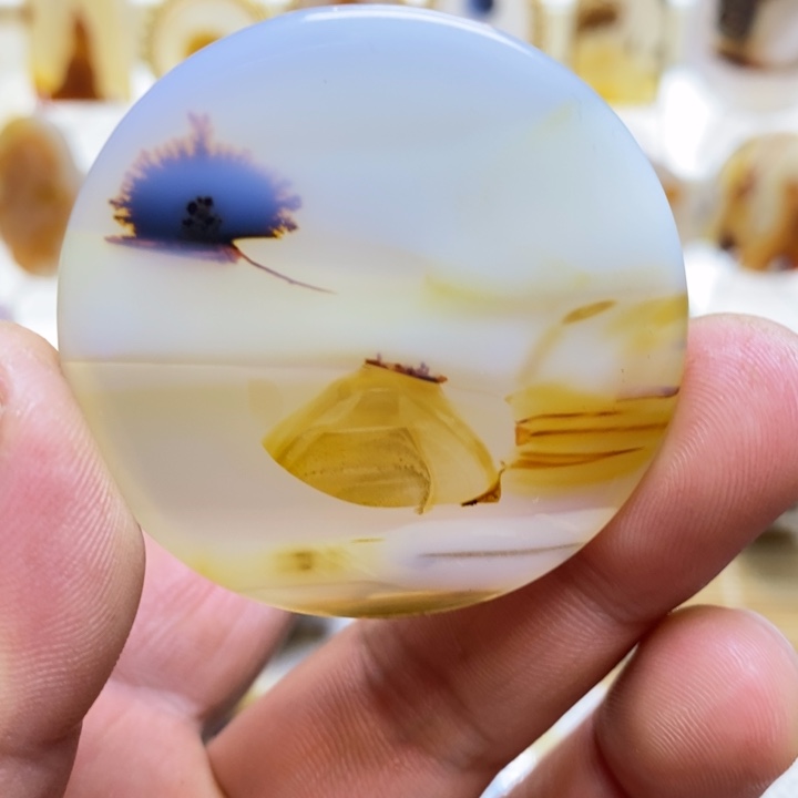 玛瑙/玉髓吊坠(不含链)未镶嵌