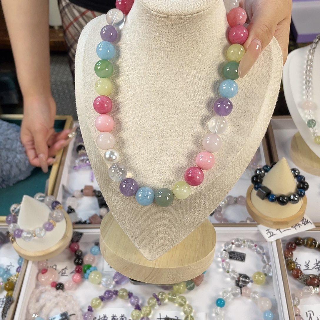 水晶手链银S925镶嵌