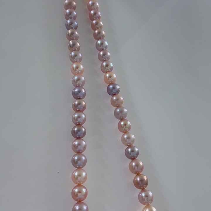 淡水珍珠颈饰银S925镶嵌