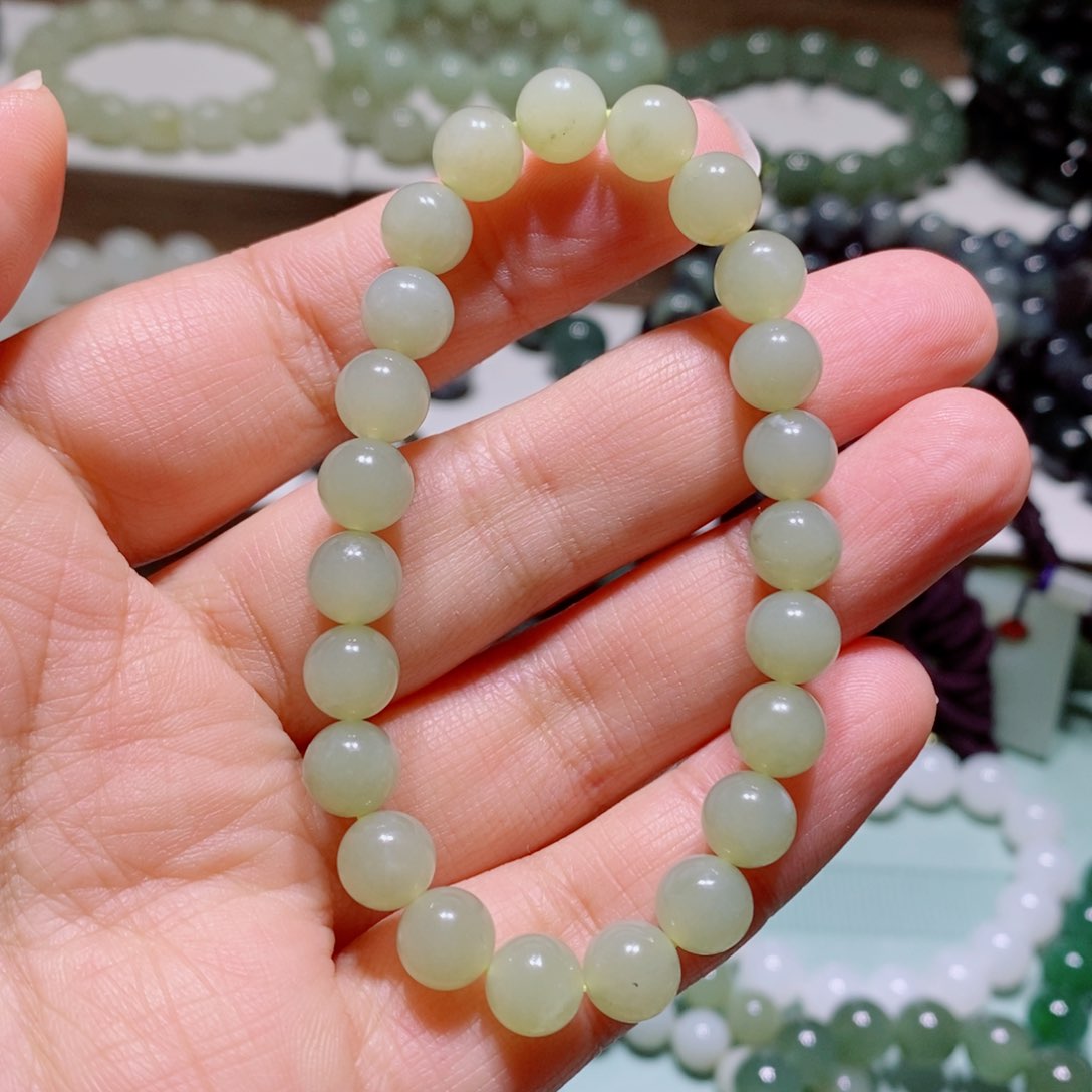 和田玉手链未镶嵌