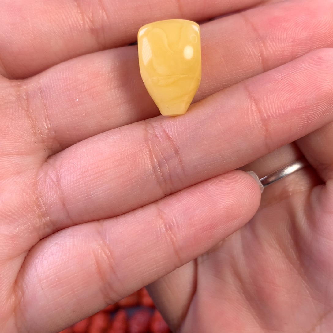 蜜蜡裸石未镶嵌天然蜜蜡三通11➕尺寸