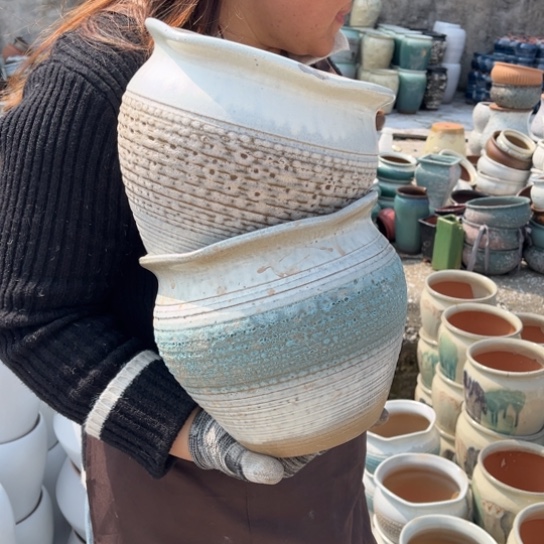 红陶口20高19瑕疵