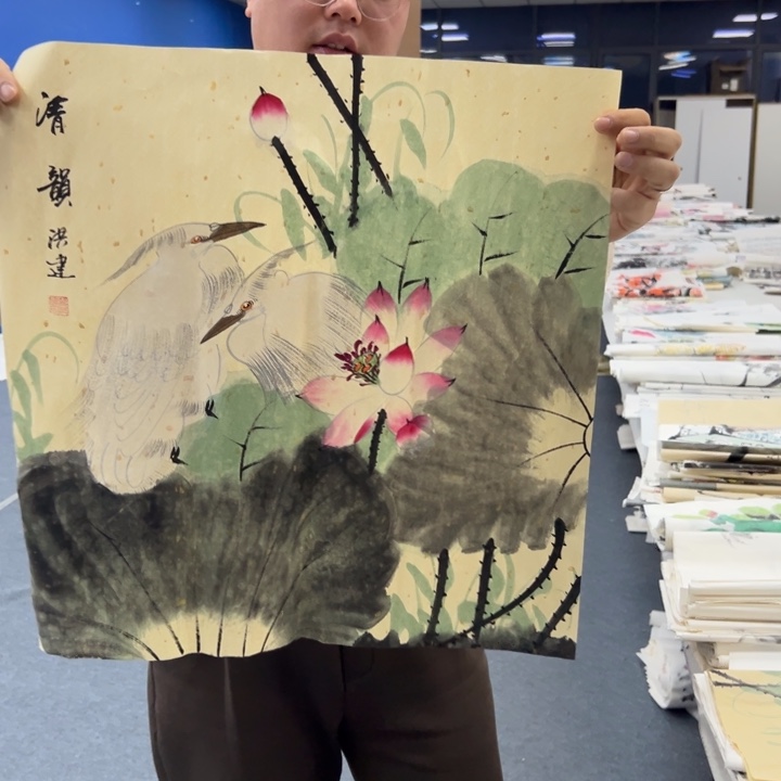 国画纯手绘字画国画宣纸