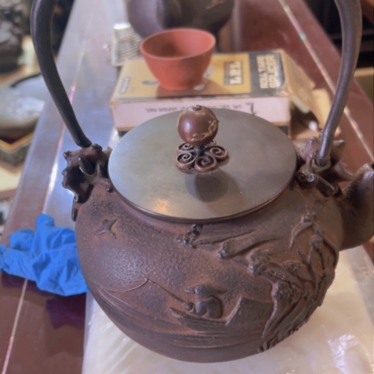 铁老*中古工艺品摆件