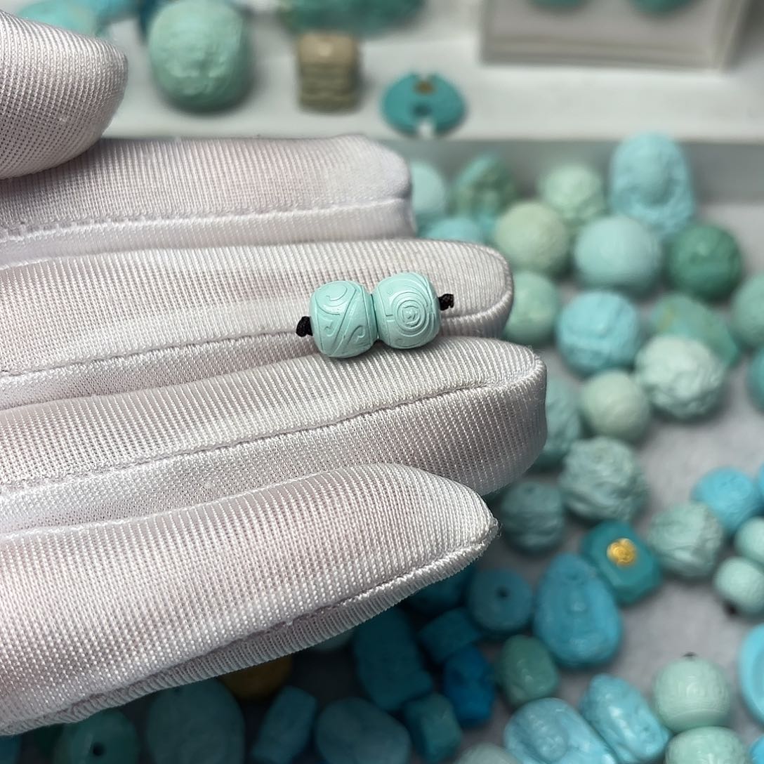 绿松石珠宝半成品未镶嵌