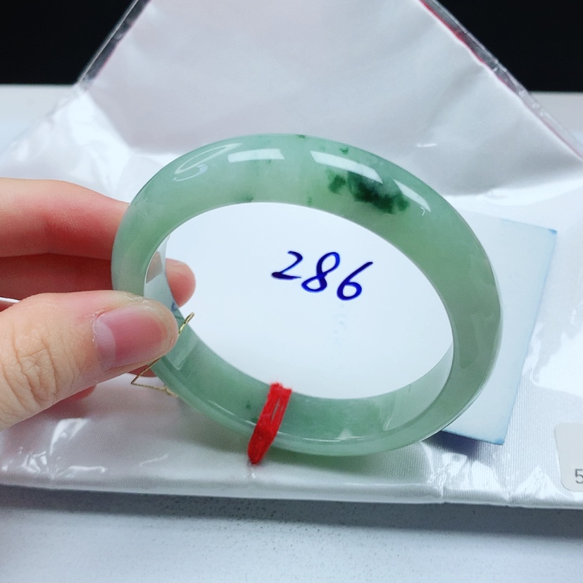 【闪购商品】翡翠未镶嵌手镯天然缅甸a货手镯54+