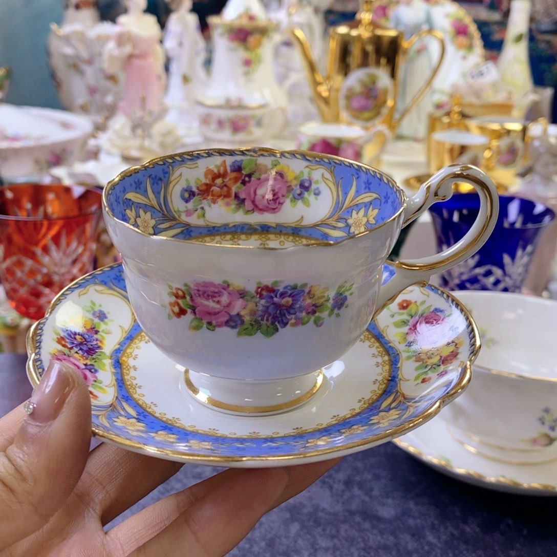 瓷器欧瓷咖啡杯水晶杯